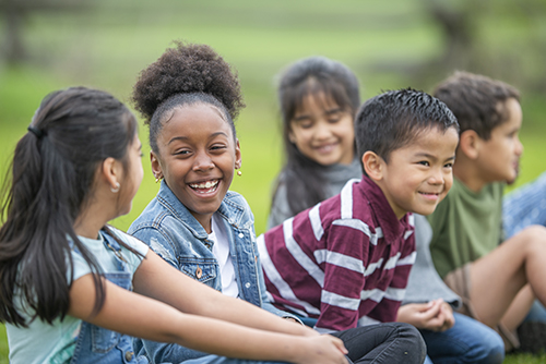  children smiling